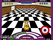 Флеш игра онлайн Puppy Curling