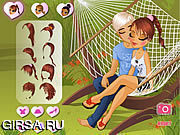 Флеш игра онлайн A Kiss In A Hammock