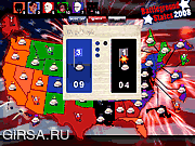 Флеш игра онлайн Battleground States 2008