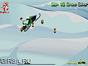 Флеш игра онлайн Ben 10 Snow Biker