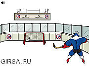 Флеш игра онлайн Capitaine Cage Hockey