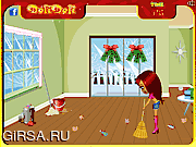 Флеш игра онлайн Christmas Cleanup