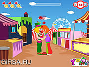 Флеш игра онлайн Clown Kiss