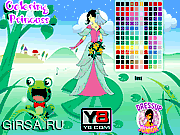 Флеш игра онлайн Coloring Princess