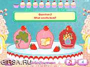 Флеш игра онлайн Cupcake Quiz