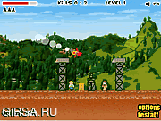 Флеш игра онлайн Destroy The Village