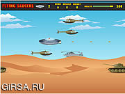 Флеш игра онлайн Flying Saucers