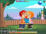 Флеш игра онлайн Hiding N Kissing