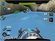 Флеш игра онлайн Jet Boat Survival 3D