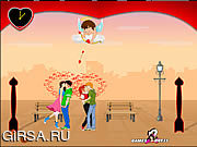 Флеш игра онлайн Lover"s Day Kiss