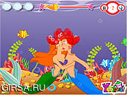 Флеш игра онлайн Mermaid Love Kissing