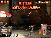 Флеш игра онлайн Mittens' Hot Dog Hideaway