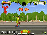 Флеш игра онлайн Scooby Doo Skate Race