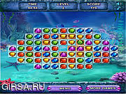 Флеш игра онлайн Sea Treasure Match
