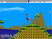 Флеш игра онлайн Sonic The Hedgehogs Moto