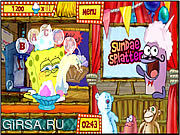 Флеш игра онлайн Sponge Bob Square Pants: Bikini Bottom Carnival Part 2