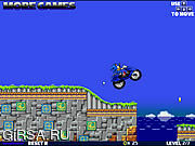 Флеш игра онлайн Super Sonic Motorbike