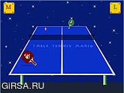 Флеш игра онлайн Table Tennis Mario