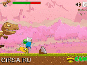Флеш игра онлайн Adventure Time Amazing Race