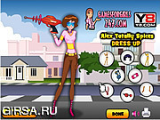 Флеш игра онлайн Alex Totally Spies Dress Up