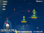 Флеш игра онлайн Angry Birds Space
