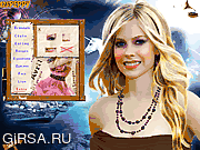 Флеш игра онлайн Avril Lavigne Make Up