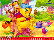 Флеш игра онлайн Hidden Numbers - Winnie The Pooh