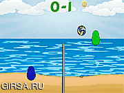 Флеш игра онлайн Beach Volleyball 2D