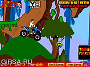 Флеш игра онлайн Ben 10 ATV Jungle Rush 