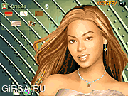 Флеш игра онлайн Beyonce Knowles Makeup