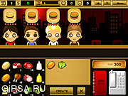 Флеш игра онлайн Burger Bar