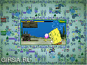 Флеш игра онлайн Spongebob Squarepants atlantic Squarepants Bus Rush