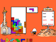 Флеш игра онлайн Calimero Tetris