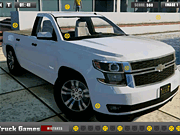 Флеш игра онлайн Chevrolet Trucks Hidden Tires