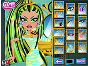 Флеш игра онлайн Cleo de Nile Hairstyles 