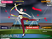 Флеш игра онлайн Crissy Gymnastic Girl Dressup