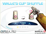 Флеш игра онлайн Wall-E's Cup Shuffle