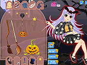 Флеш игра онлайн Cute Witchy Dressup