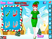 Флеш игра онлайн Daisy Christmas Girl Dressup 