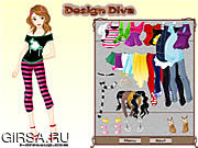 Флеш игра онлайн Design Diva 2