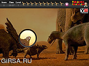 Флеш игра онлайн Dinosaur 