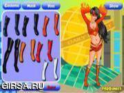 Флеш игра онлайн Dress up super fire girl