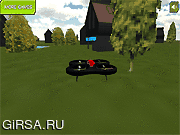 Флеш игра онлайн Drone Flying Sim 2