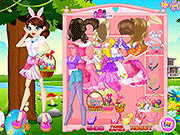 Флеш игра онлайн Easter Cutie Dress Up