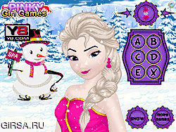 Флеш игра онлайн Elsa Outdoor Spa