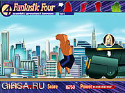 Флеш игра онлайн Fantastic Four Rush Crush
