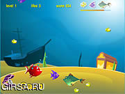Флеш игра онлайн Fish Crunch
