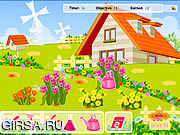 Флеш игра онлайн Flower Gardening