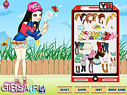 Флеш игра онлайн Fun Bubble Girl Dressup