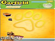 Флеш игра онлайн Garfield Food Frenzy